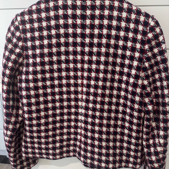 Brooks Brothers Navy, Red and White Checkered Blazer - Picture 2 of 6